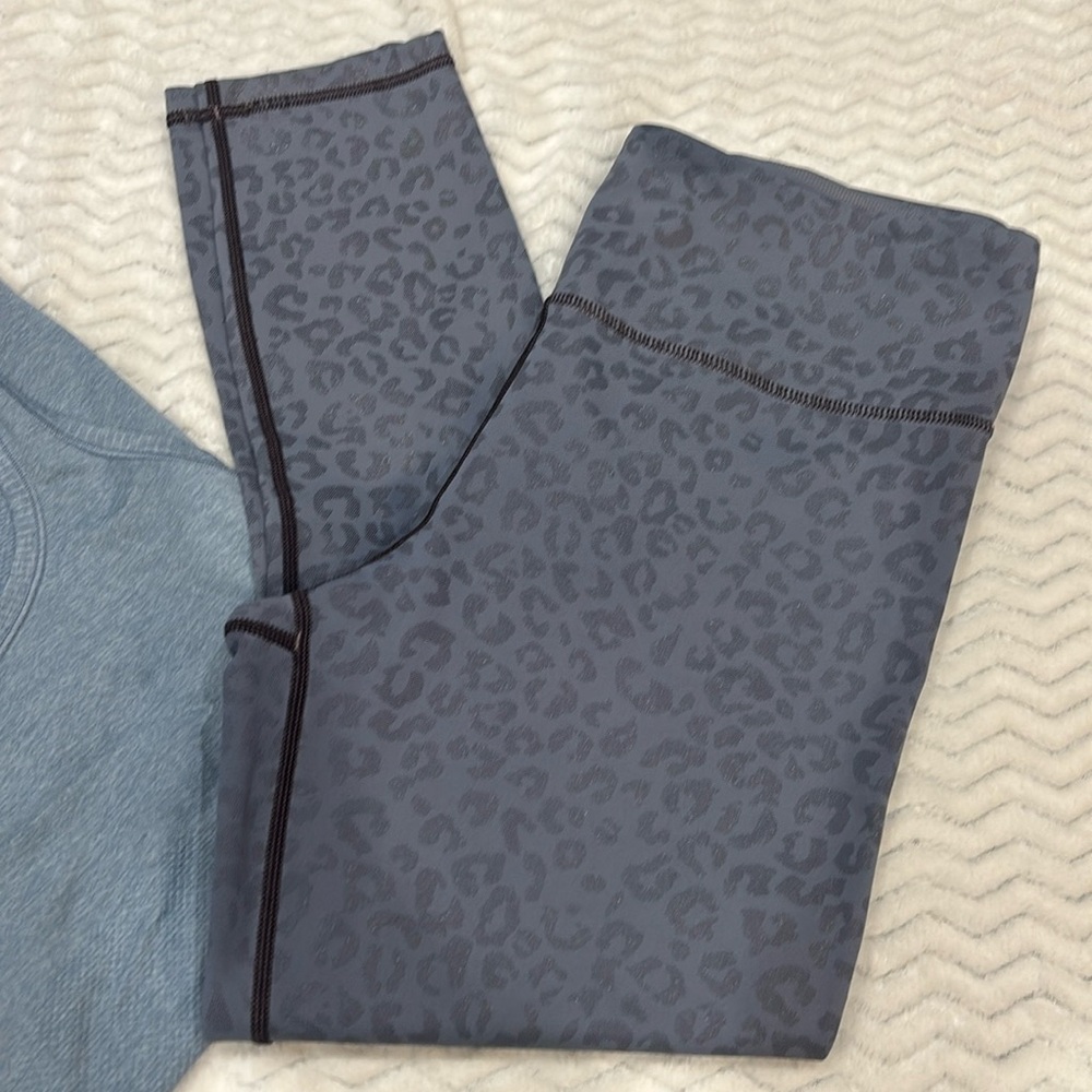 Zyia Active blue athletic legging  24”